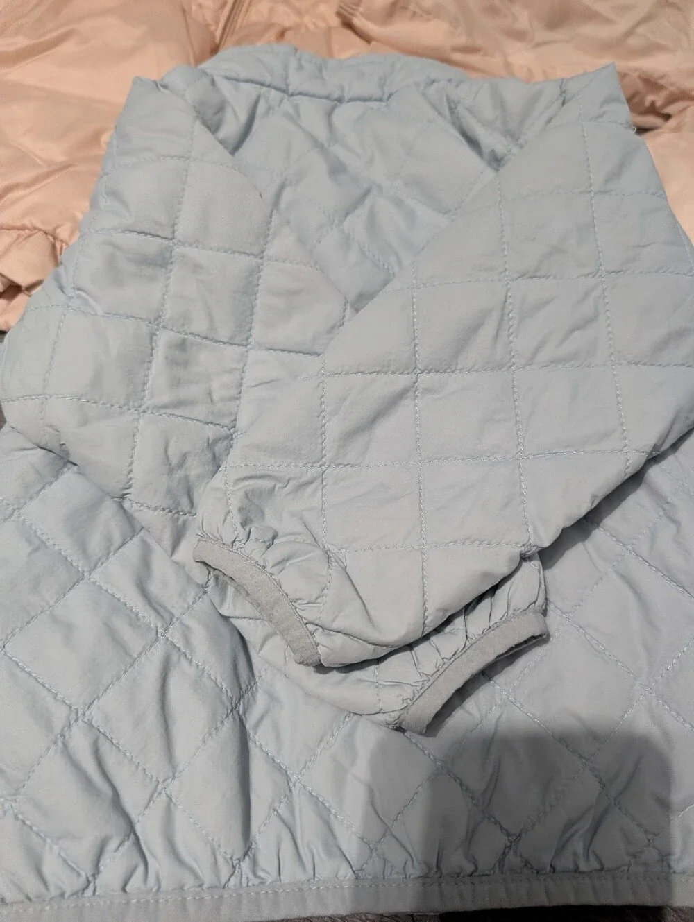 Patagonia Kids Light Blue Quilted Puffer Jacket